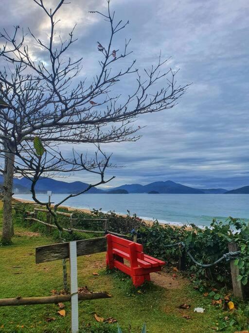 100Mts Da Praia Com Churrasqueira, Piscina E Wi-Fi Caraguatatuba Exterior foto